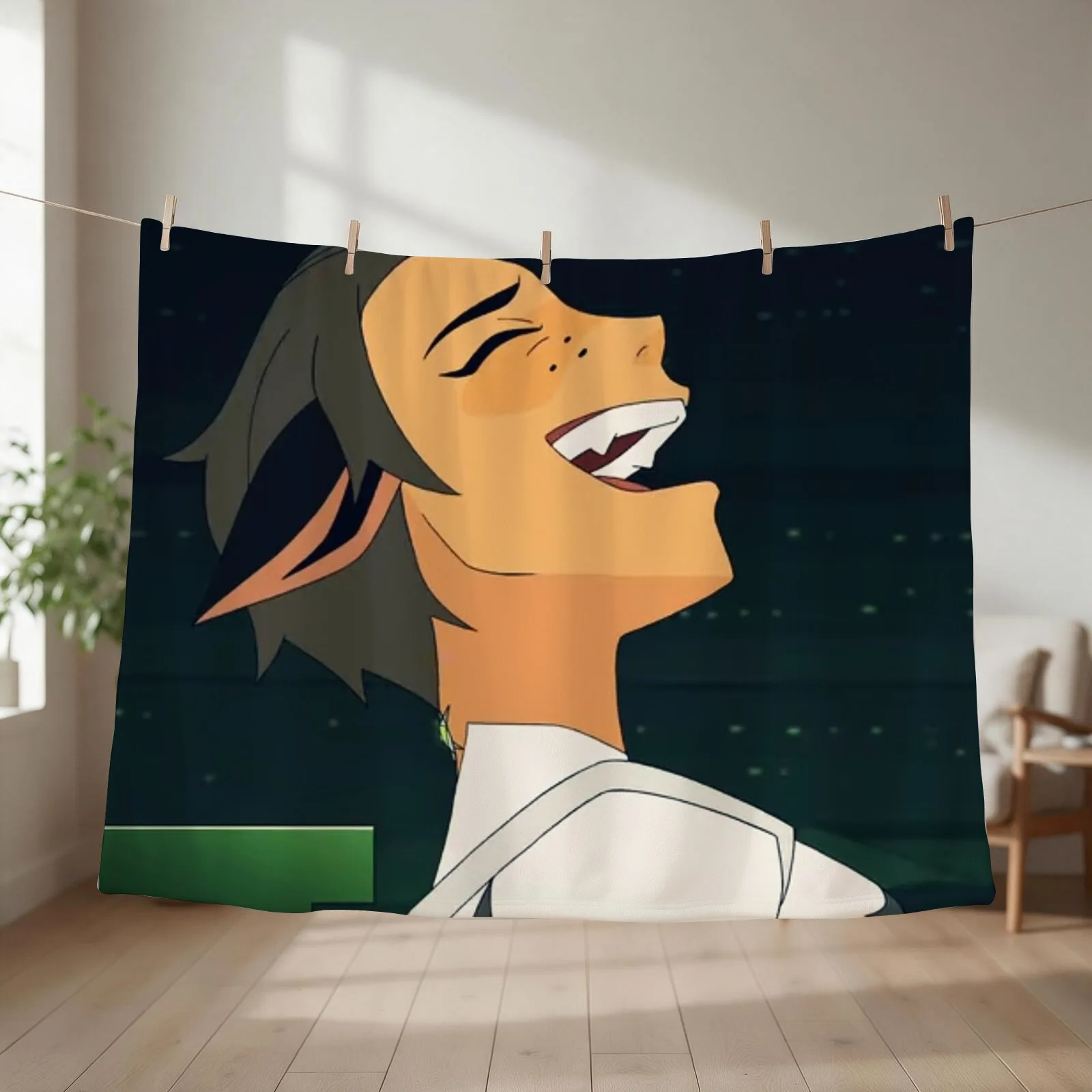 Chipped Catra No. 1 Throw Blanket couch cozy soft plush fuzzy picnic outdoor blanket