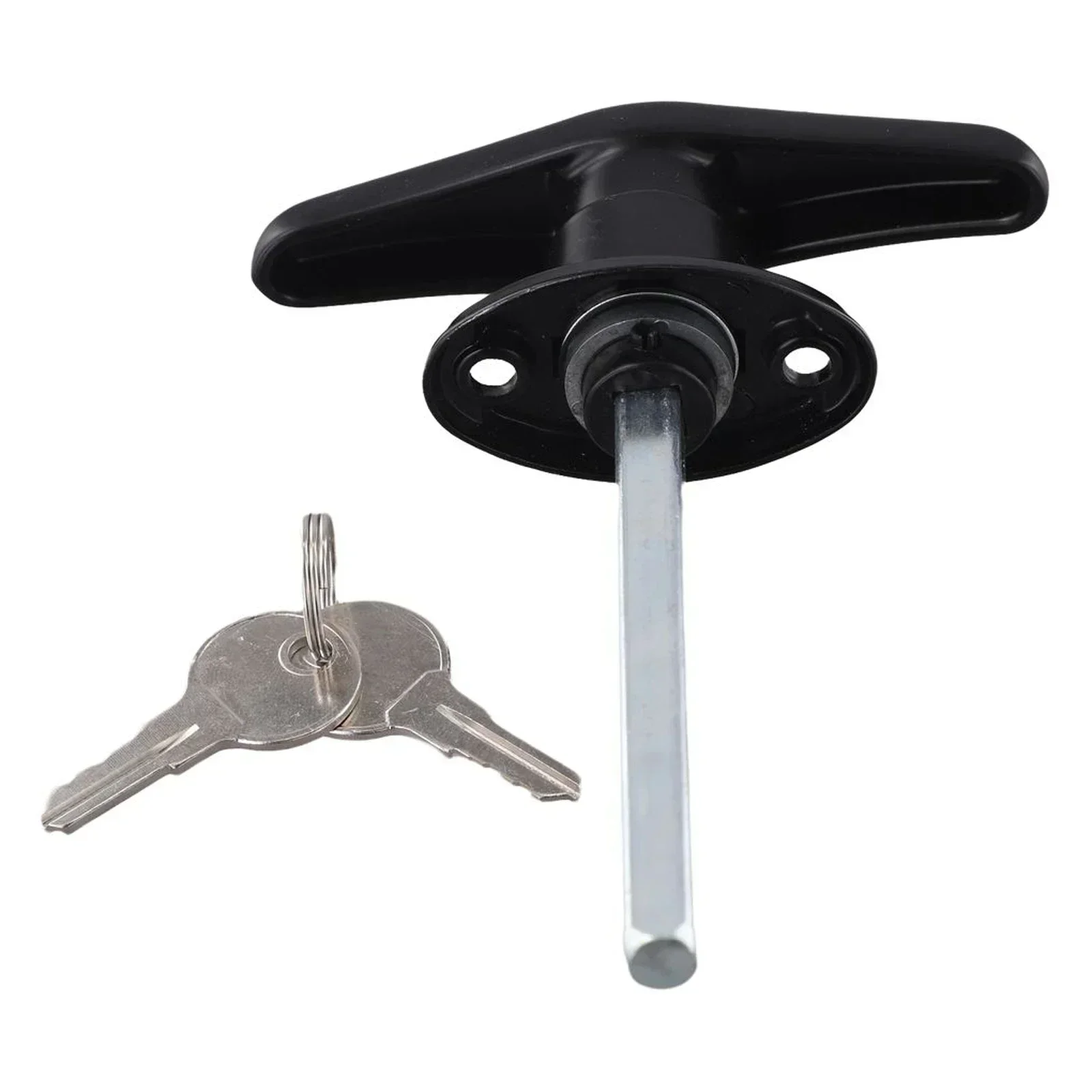 Lock Locks Keyed Lock Short 10*8.55cm T Handle Lock Waterproof Design Zinc Alloy Construction Campervan Accessory