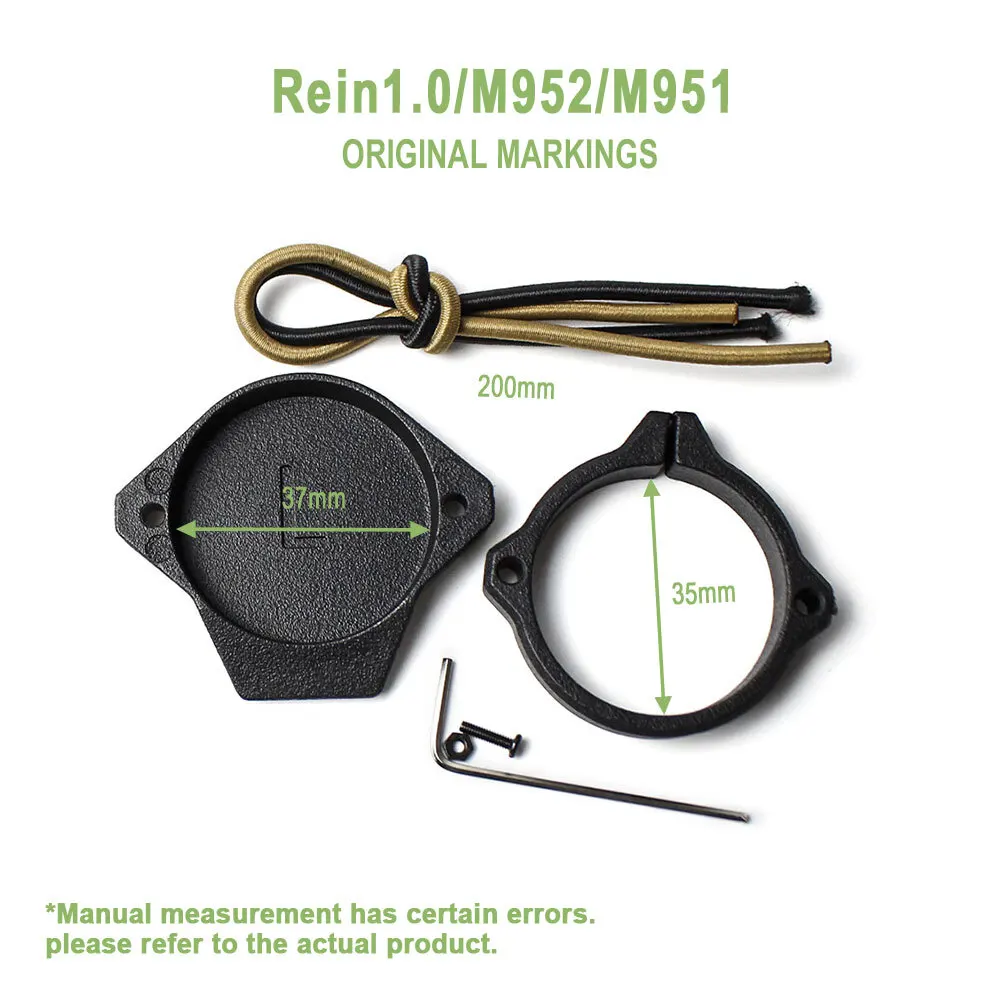 Osłona taktyczna na latarkę SOTAC-GEAR, nylonowa nakładka ochronna na latarkę do broni, pasuje do M300, M600, M952V, M951, Modlite Scout Light.