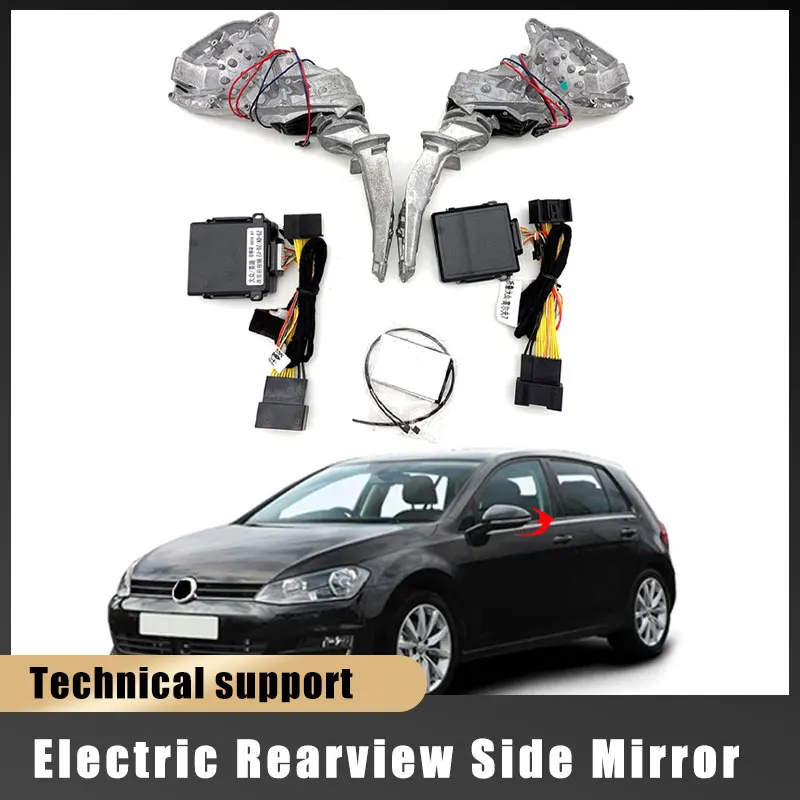 

For VW Golf7 2013-2023 Auto Intelligent Automatic Car Electric Rearview Side Mirror Folding System Kit Modul