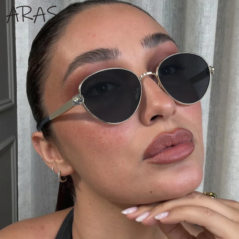 

Cat Eye Fashion Sunglasses Women 2025 Luxury Brand Vintage Metal Frame Sun Glasses Trendy UV400 Eyewear For Lady Driving Shades