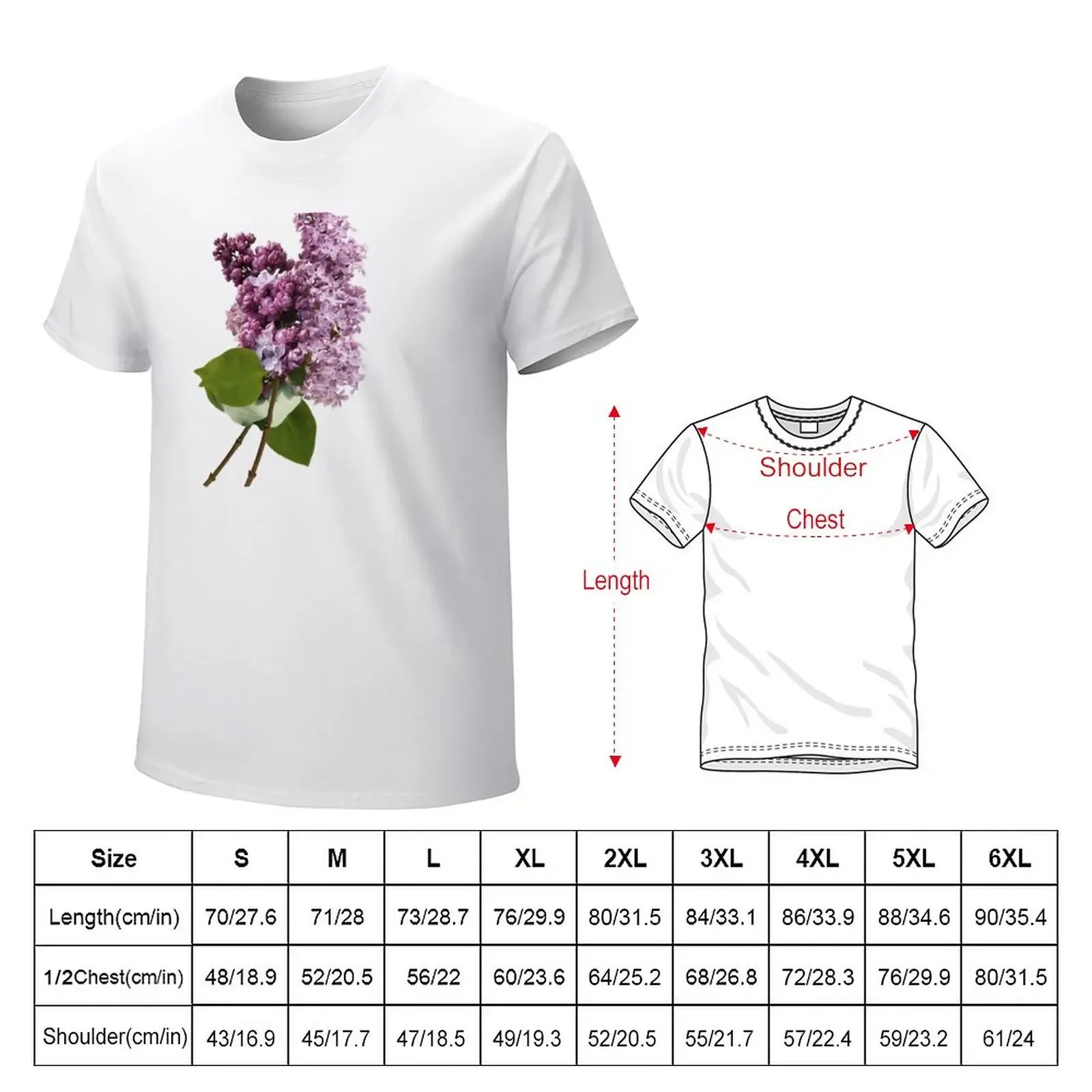 LILAC T-Shirt heavyweights graphics heavy weight t shirts for men Cotton Luxury brand vintage oversized