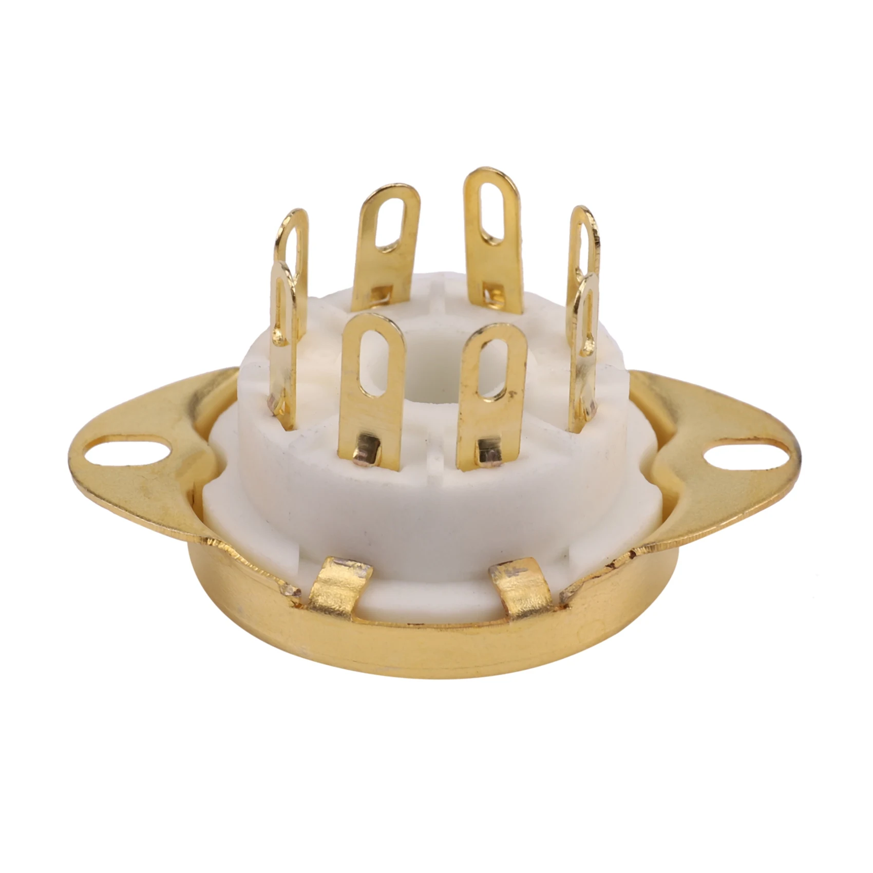 AD41-4PC 8 دبوس السيراميك المقبس صديرية دائرية فراغ قيمة أوكتال ل KT88 EL34 6V6 6650