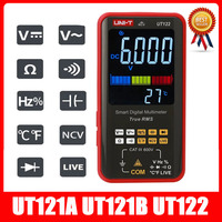 UNI-T UT121A UT121B UT122 Smart Digital Multimeter True RMS Voltage Frequency Dual Display NCV LIVE Auto Range 6199 Count Meter