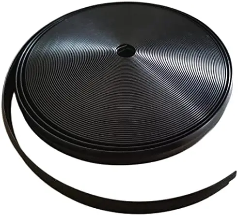 

RV Vinyl Trim Molding Insert 1" Black - 100ft Heavy Duty Seam Edge Channel for Travel Trailer Roof & Gutter