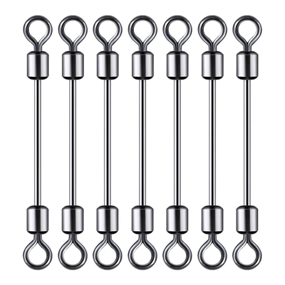 50Pcs 더블 핀 커넥터 리드 시트 회전 더블 회전 주석 시트 리드 시트 러닝 리드 시트 낚시 액세서리