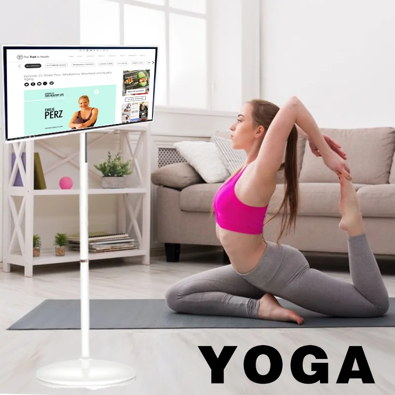 

32-дюймовый интерактивный сенсорный экран для телевизора, съемная камера 13 МП, перезаряжаемая батарея 10000 мАч, срок службы 6 часов для домашнего спорта, видеоигр