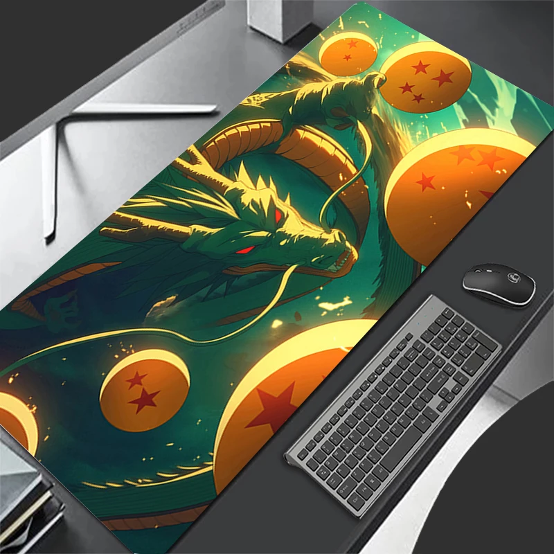

Mouse Pad dragon ball notbook gamer Large Keyboard NonSlip Rubber Computer Carpet Desk Mat PC Gamer Anime 90x40 XXL MousePad