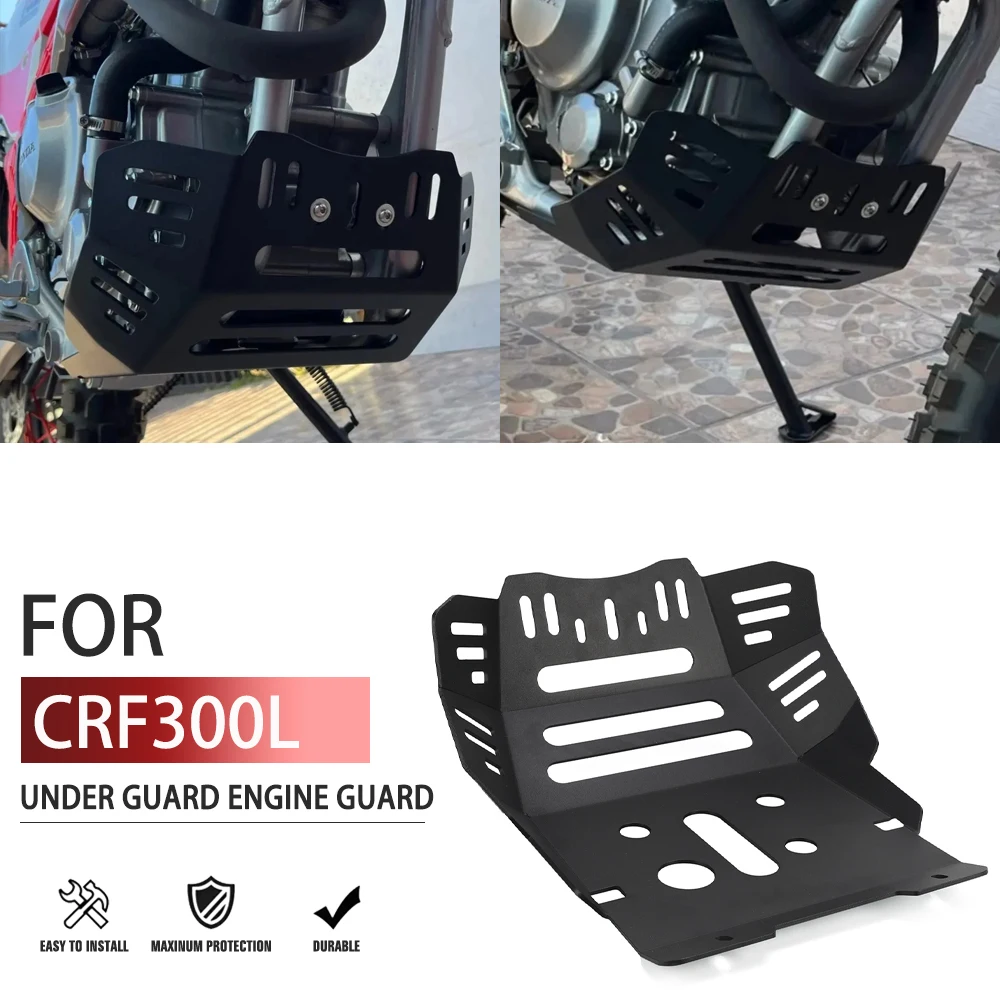 

For HONDA CRF300L 2021 2022 2023 Motorcycle Under Engine Protection Cover Skid Plate Engine Guard Chassis Protection Accessories