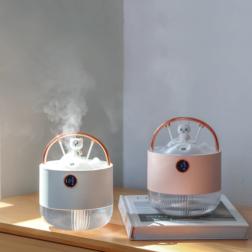 Увлажнитель воздуха ультразвуковой с зарядкой от USB, 600 мл, 2000 мА · ч