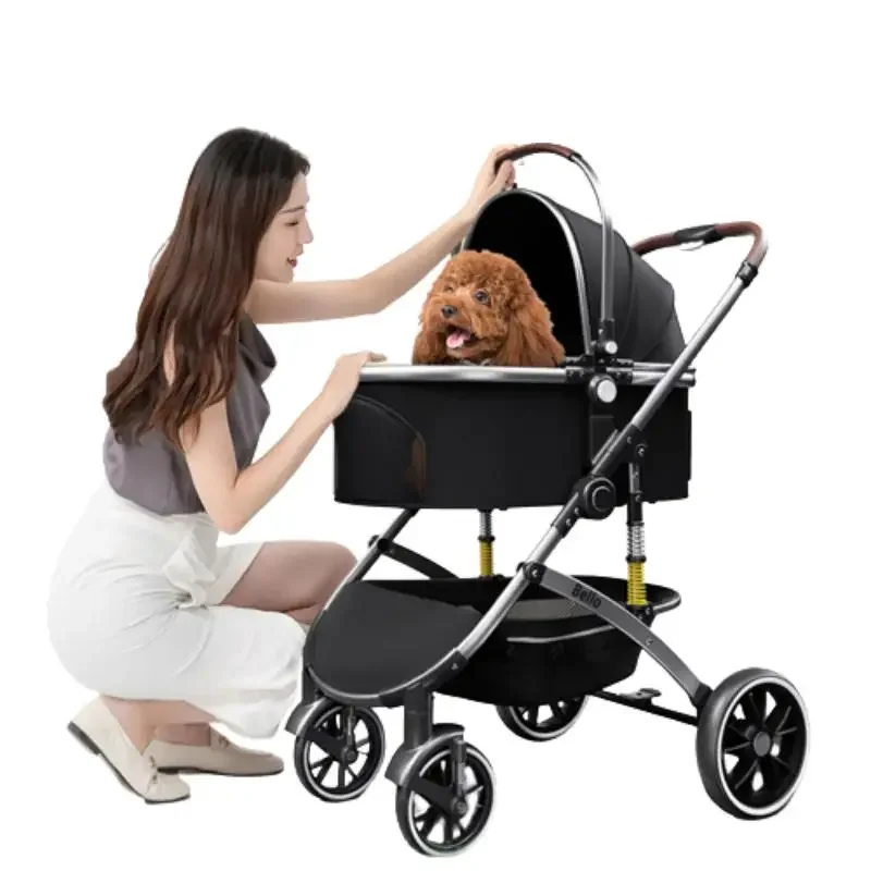 Bello Pet Trolley Manufacture Pet Kinderwagen Dog Cat Trolley Pet Carriers & Travel Products