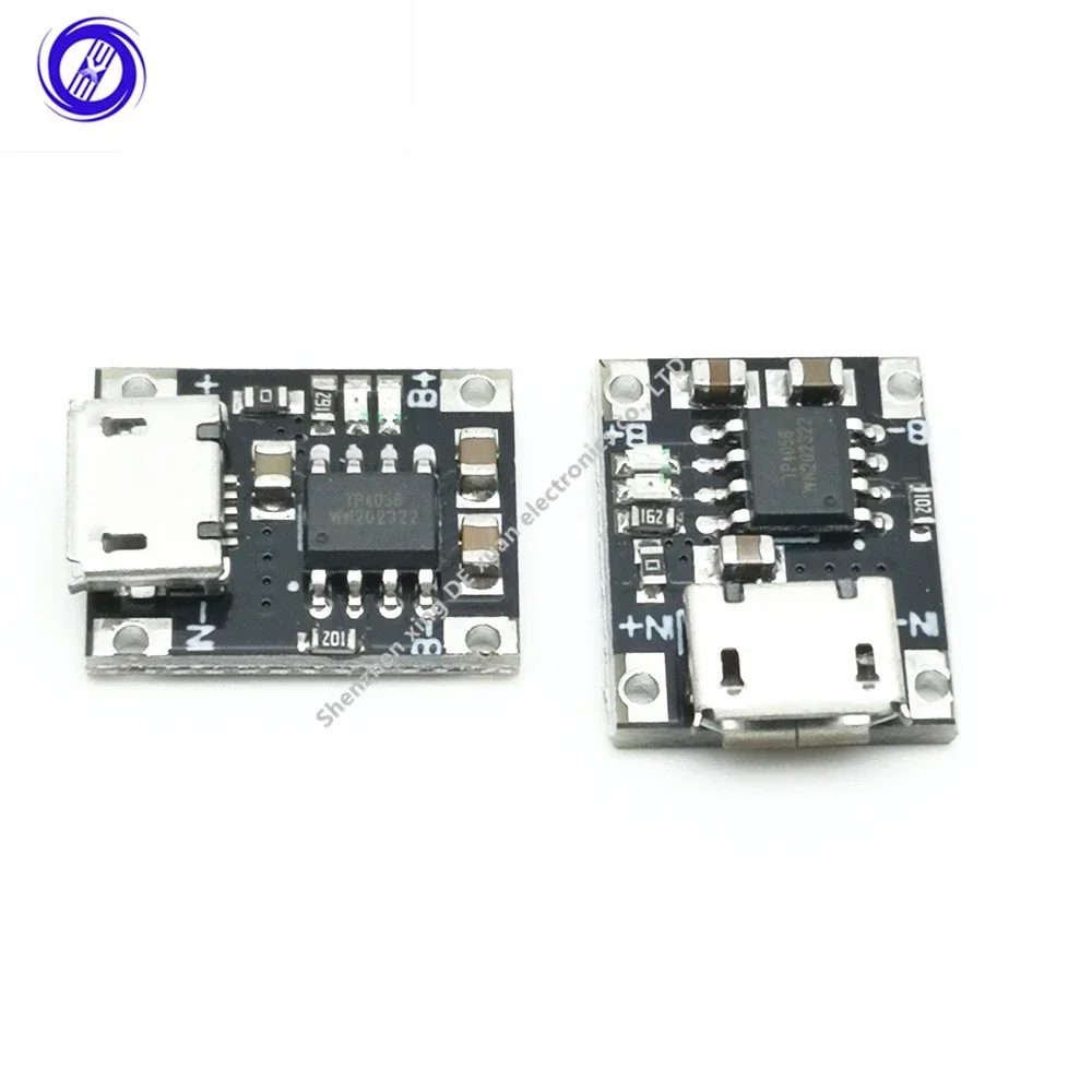 100pcs Mini lithium battery charging module 1A charging plate 4056 module 18650 charger Micro interface