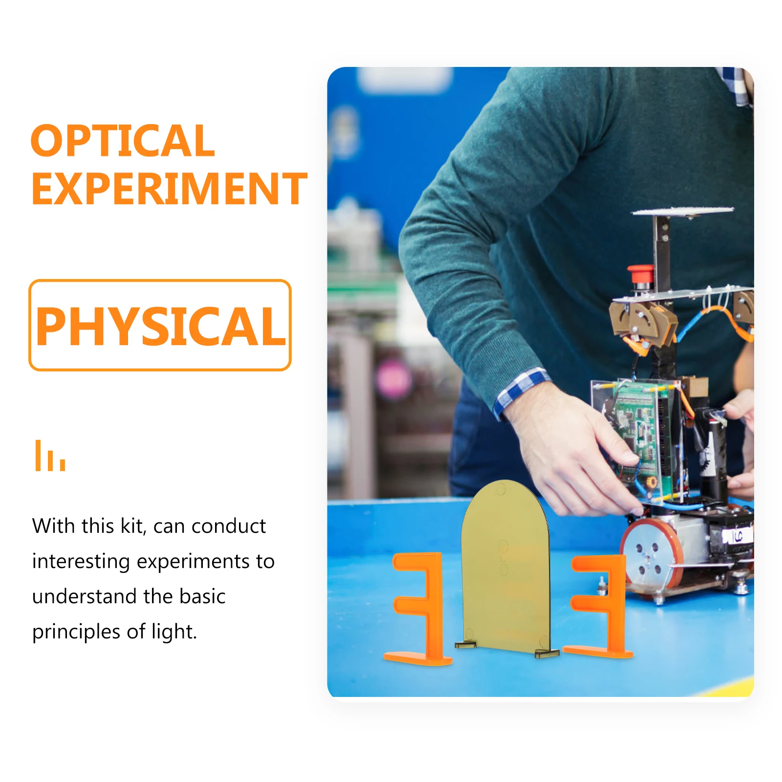 

1Set Optical Experiment Set Physics Three Primary Physics Teaching Science Experiment Classroom Kit