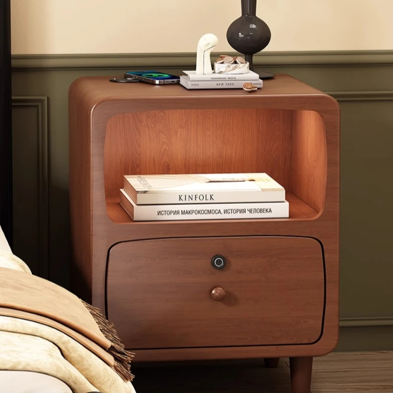 

Unique Corner Bedside Table Modern Niche Modern Bedside Table Wooden Decor Design Comodino Camera Da Letto Vintage Furniture