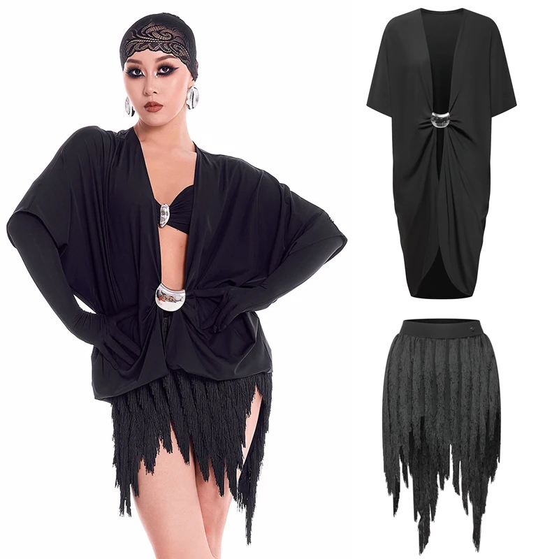 

Adults Latin Dance Practice Clothing Women Rumba Latin Dance Costume Female Ballroom Dance Competition Suit Stage Wear SL15667