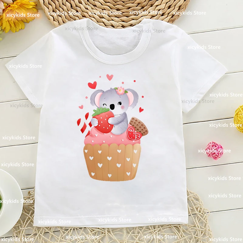 

Kawaii Girls T-Shirt Cute Magdalena De Koala Cartoon Print Kids Tshirt Funny Young Children Girlsbaby Tshirt Boys Clothes 2-12th