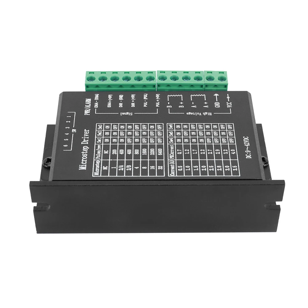 TB6600 محرك متدرج CNC تحكم DC9-40V محرك متدرج تحكم 1 محور 32 قطعة ل Nema 42 57 86 محرك متدرج