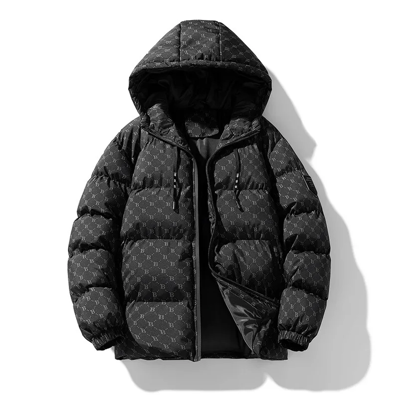 

Мужские парки с длинными рукавами и принтом, парка на молнии, кардиган, верхняя одежда, свободные осенне-зимние легкие эластичные пальто с карманами на шнурке