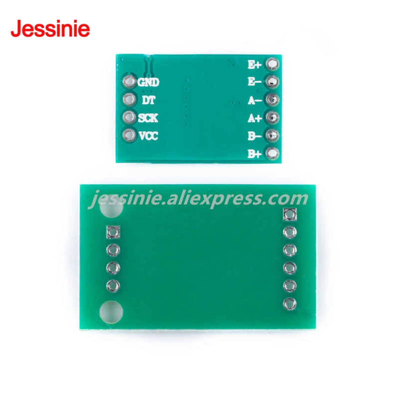 Sensor de presión de pesaje de peso AD con Chip HX711, Mini módulo de precisión de 24 bits dedicado de doble canal estándar