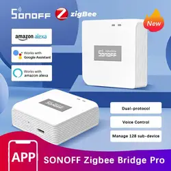 SONOFF ZBBridge Pro Smart Zigbee Getaway Hub Zigbee Bridge Via eWeLink App Smart Home Works With Alexa Google Home ZigBee Sensor