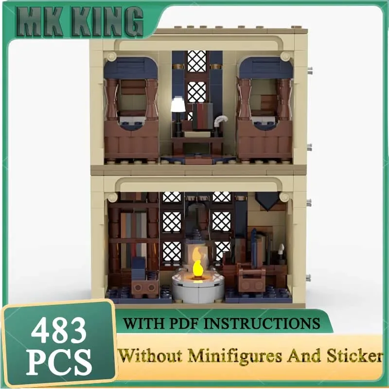 

Popular Movie Model Moc Building Blocks Common Room Set Model Technology Bricks DIY Construstion Set Gifts Assembly Toys