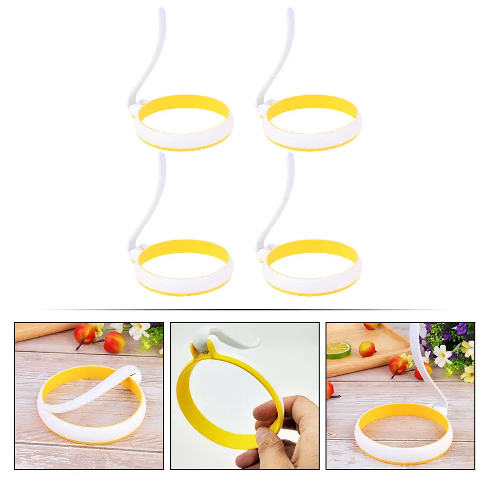 

OFFSCH Silicone Molds with Handle Reusable Nonstick Fried for Cooking