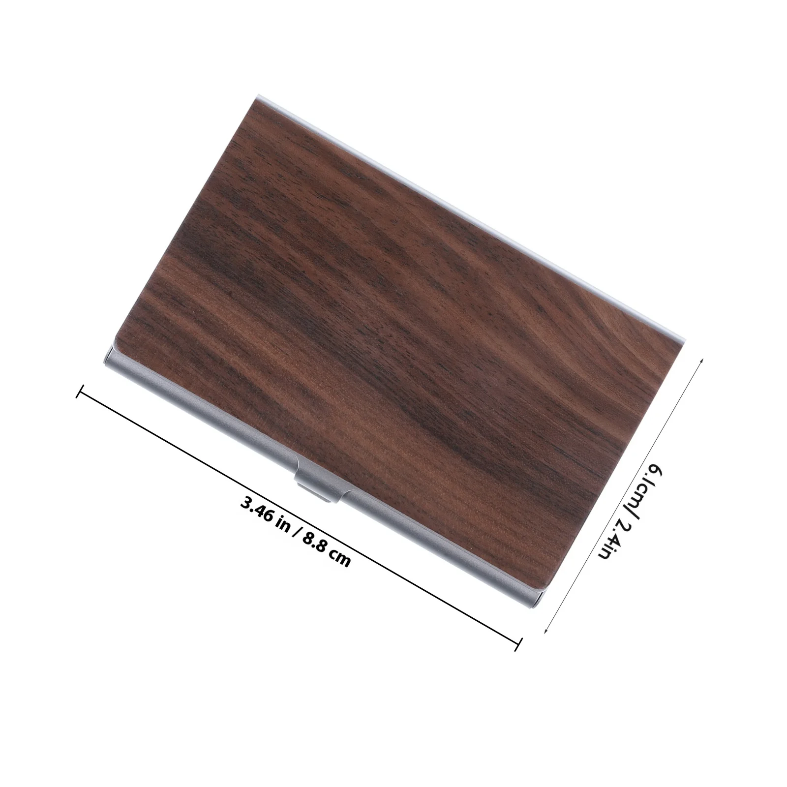 حامل البطاقات، منظم أنيق للنساء، حاوية بطاقات السفر، حامل بطاقات العمل المستقر والكبير السعة #3