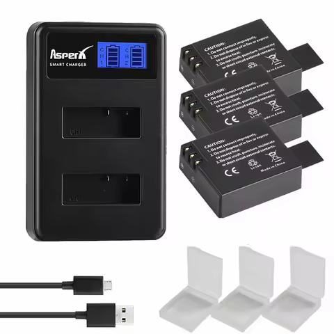 1350mAh SJ4000 Battery Bateria + Charger For EKEN H8 H8R SJCAM SJ4000WIFI SJ5000 SJ6000 Sj5000 WIFI M10 SJ7000 SJ8000 SJ9000