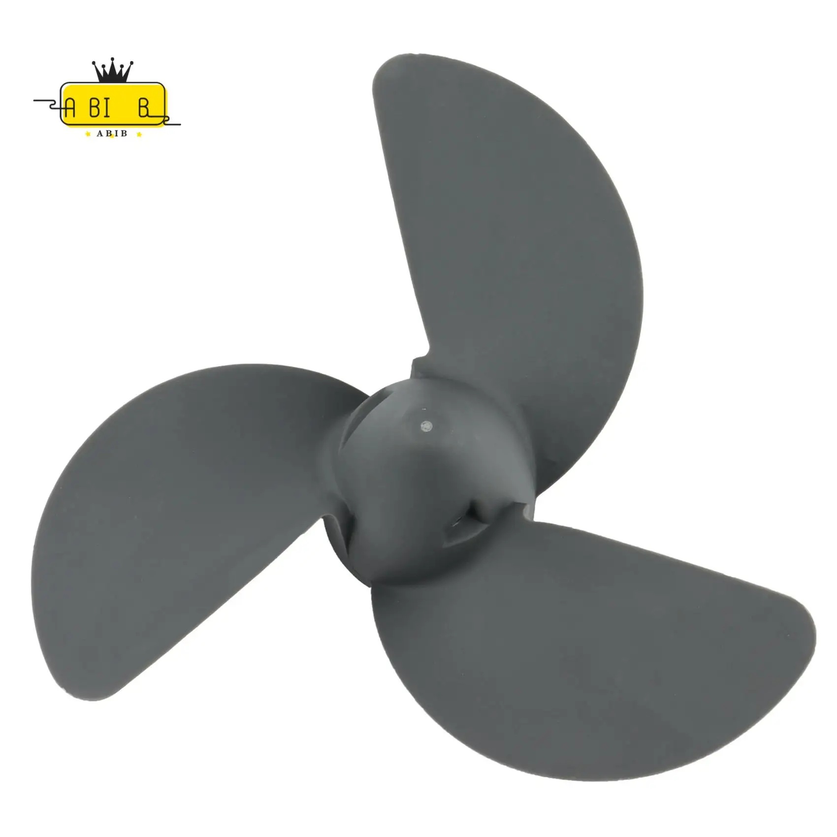 ABIB - المروحة 7 1/4 بوصة × 4 3/4 بوصة 58130-ZV0-841ZB لمحرك Honda الخارجي BF2 / BF2.3 HP XNH283X (رمادي داكن)