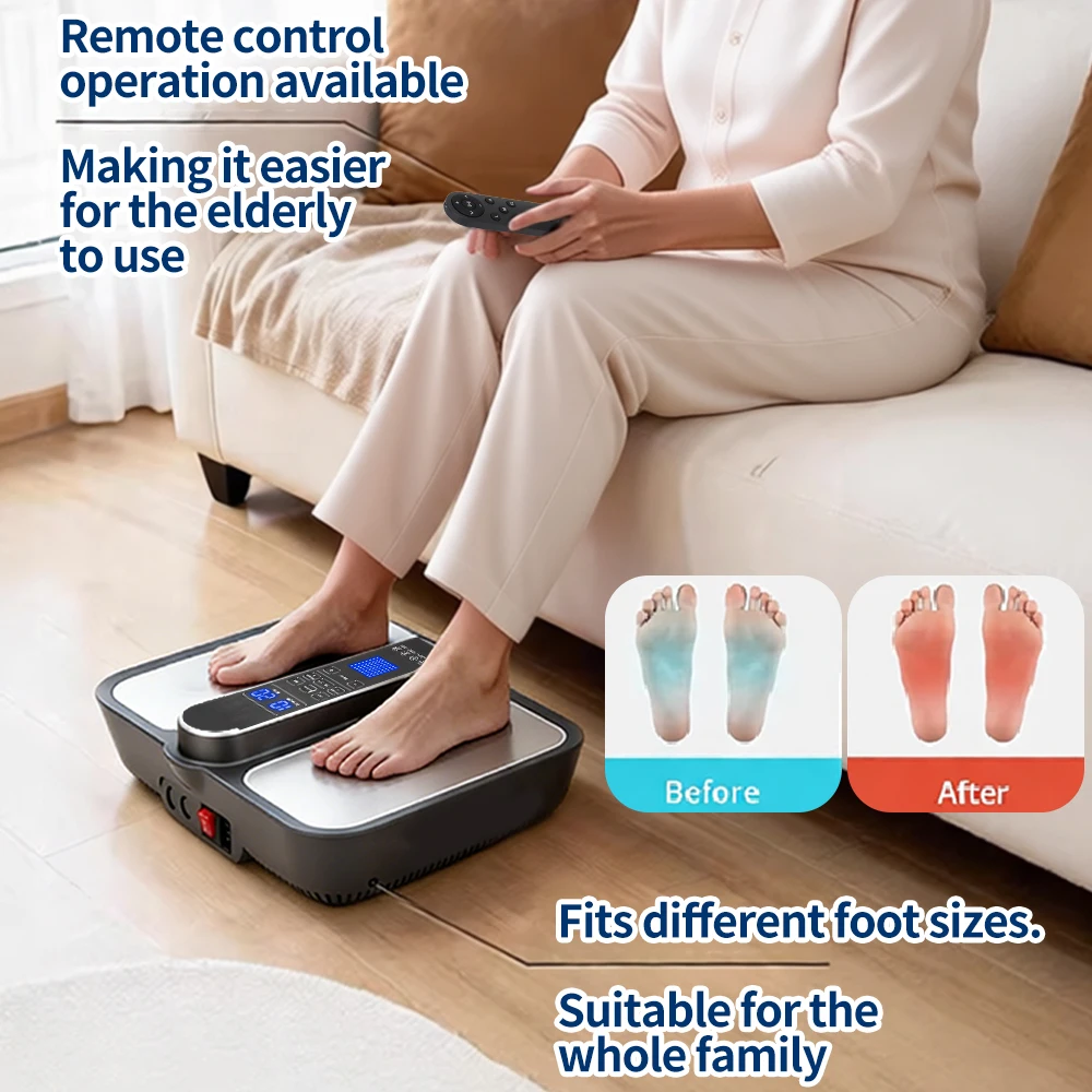 Smart Terahertz Foot Therapy Device, THz Wave Electric Foot Spa Massager, Pain Relief, Circulation Boost, Home Use