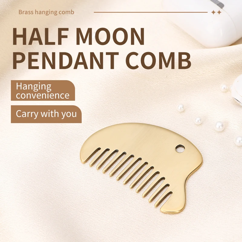 

Pendant comb to carry head massage blood women's accessorie luxury matching pendant massage comb