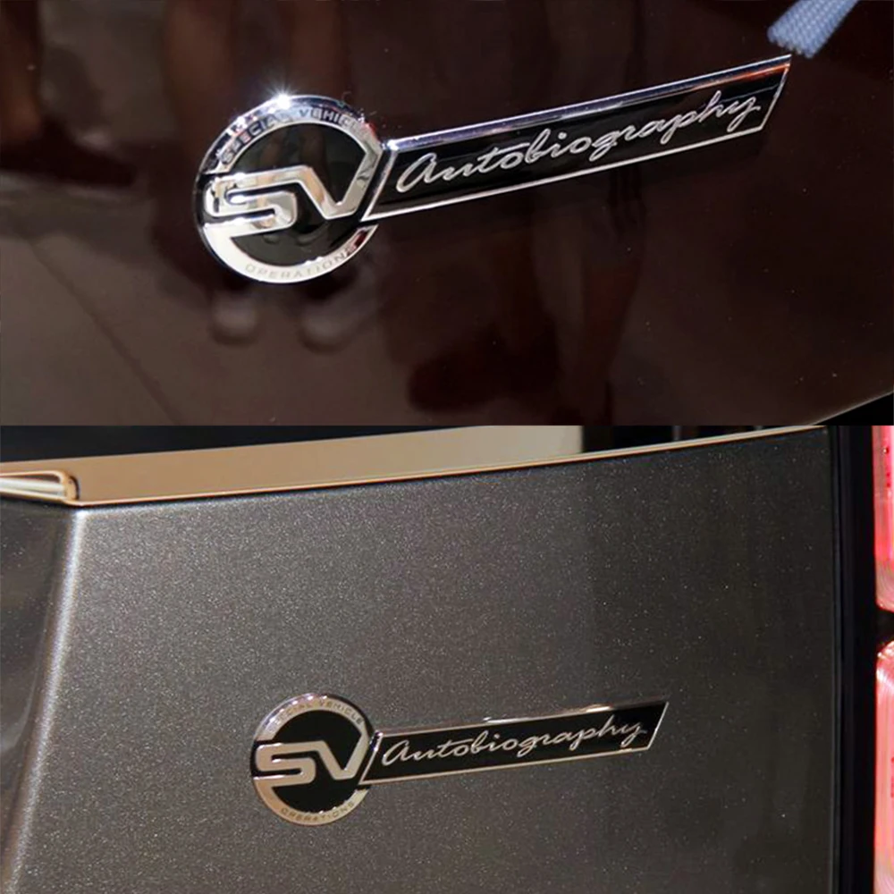 1 قطعة/الوحدة الخلفية "SV السيرة الذاتية" رسالة الرياضة شعار شارة ملصق لاند روفر #6