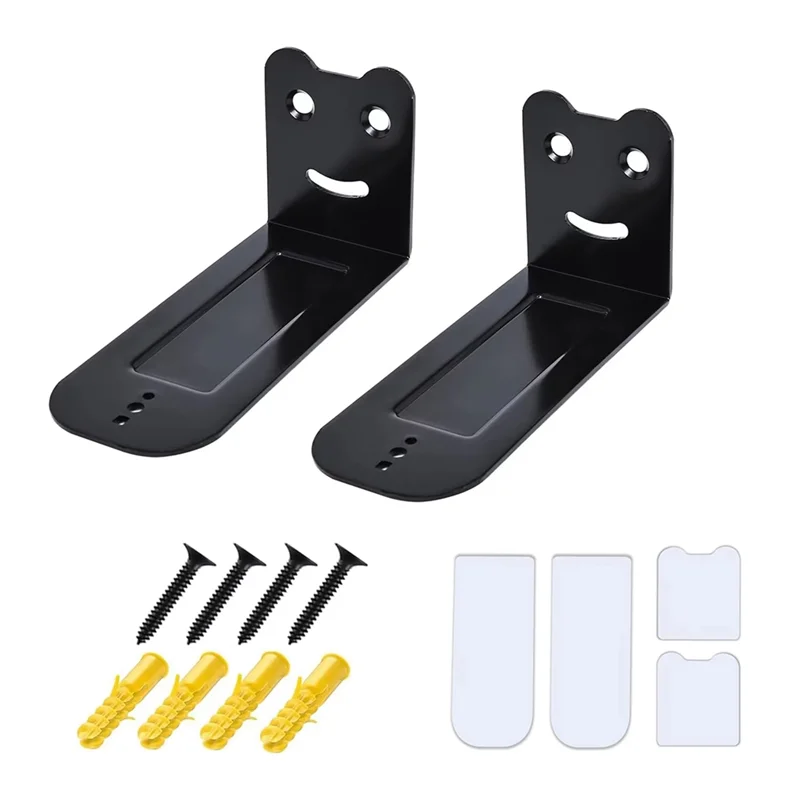 Universal Type 4.72 Inch Sound Bar Wall Mount Bracket Kit For Most Of Soundbars Wall Mount Shelf Mounting Brackets-New
