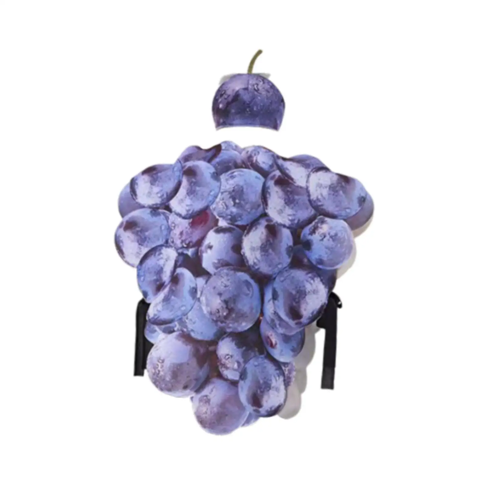 Grape Costume with Hat Halloween Reusable Dress up for Festive Events Gatherings