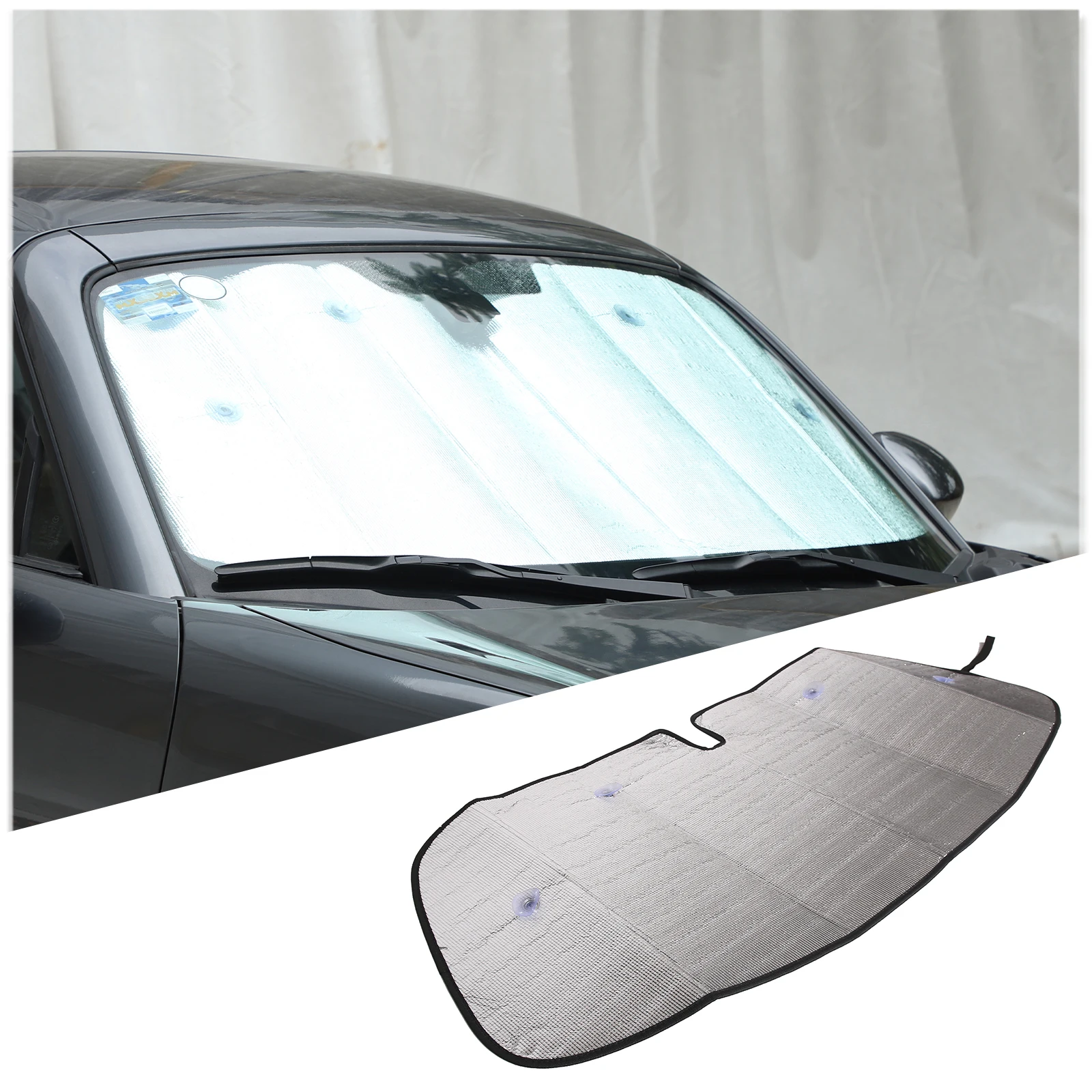 For Mazda MX-5 NC 2009-2015 Silver Car Forward Windshield Sunshade Car Solar Protection Pad Car Accessories