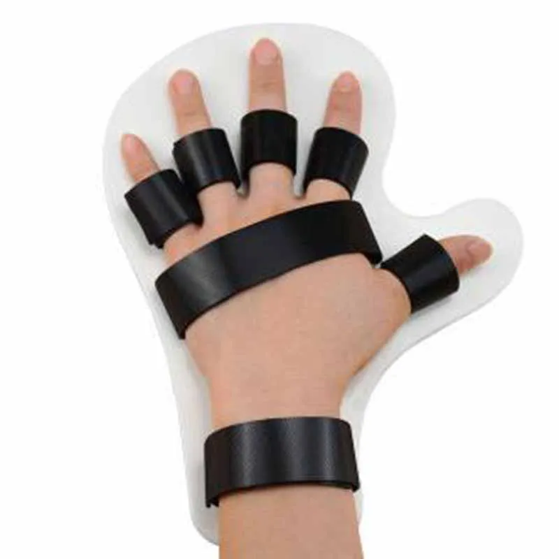 

Adjustable Finger Splint Protector Medical Wrist Orthotics Rehabilitation Trainer Tendons Exercise for Stroke Hemiplegia