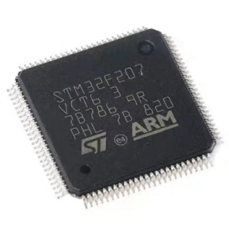 New Original STM32F207VCT6 Package LQFP-100 Embedded Microcontroller Chip IC-MCU Components Electronics