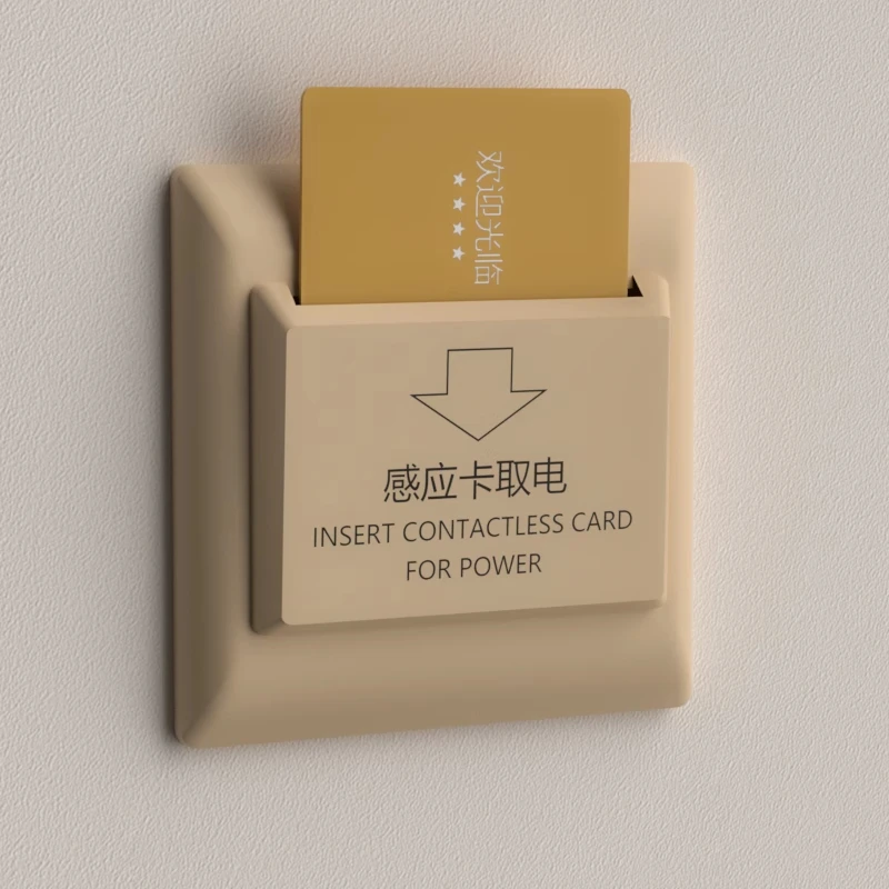 EU Type 125khz/ 13.56mhz Frequency Power Saving Switch Hotel Card Holder 110/220V 40A Switch Smart Energy Saver