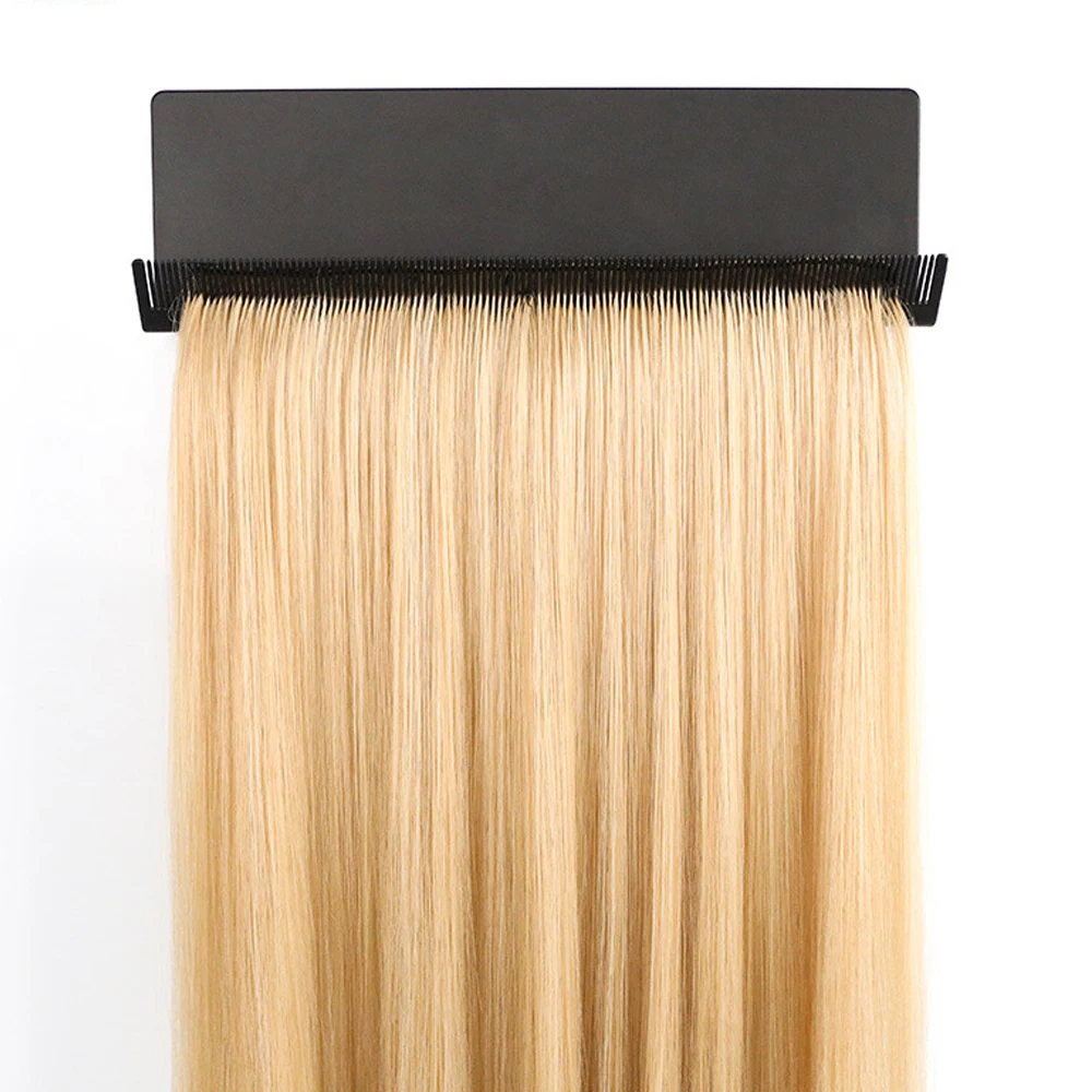 Professional Durbal Metal Hair Extensions Sectioning Holder Organizer Rack Hanger Beaded Weft Hair Extension Hanger Holder Rack