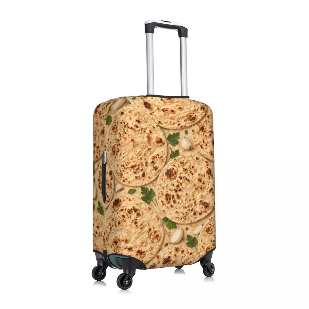 Herb Pizza Pattern Suitcase Cover Flight Business Fun Luggage Accesories Protector