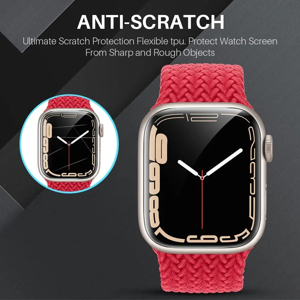 5 قطعة هيدروجيل فيلم ل أبل ساعة 10 7 8 9 5 6 4 SE 46 مللي متر 42 مللي متر 44 مللي متر حامي الشاشة أبل ساعة الترا 2 49 مللي متر 41 مللي متر 45 مللي متر 40 مللي متر