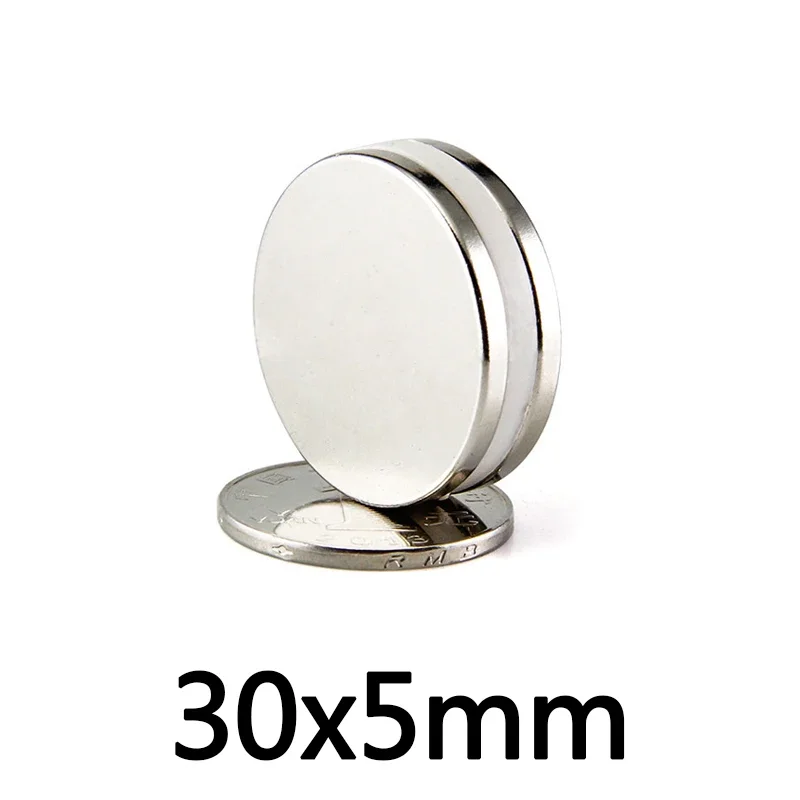 2/3/5/10/20PCS 30x5 mm Super Powerful Strong Magnetic Magnets 30mmx5mm Permanent Neodymium Magnets 30x5mm Round Magnet 30*5 mm