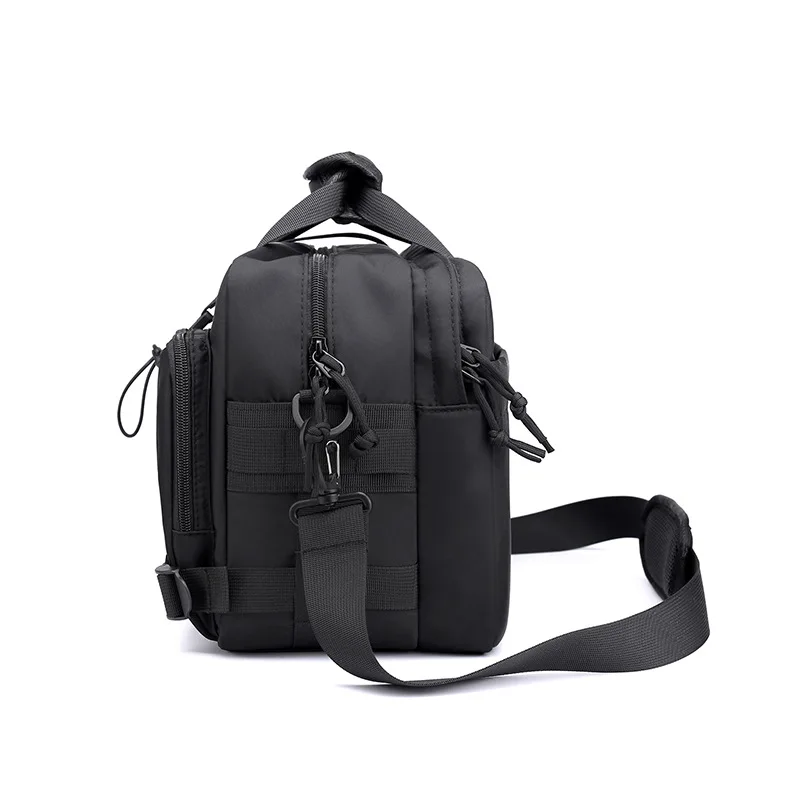 Factory Direct-selling New Men\'s Bag Large Capacity Casual Shoulder Messenger Pouch Work Clothes Laptop Knapsack Outdoor Travel