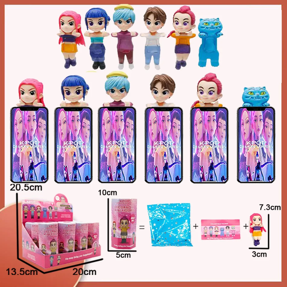 Kpop Devil Hunter engel Actiefiguren Set Blind Box Fun Tiger Rumi Mira Zoey Sussy Collectible Kid Mobiele telefoons, auto Geschenken