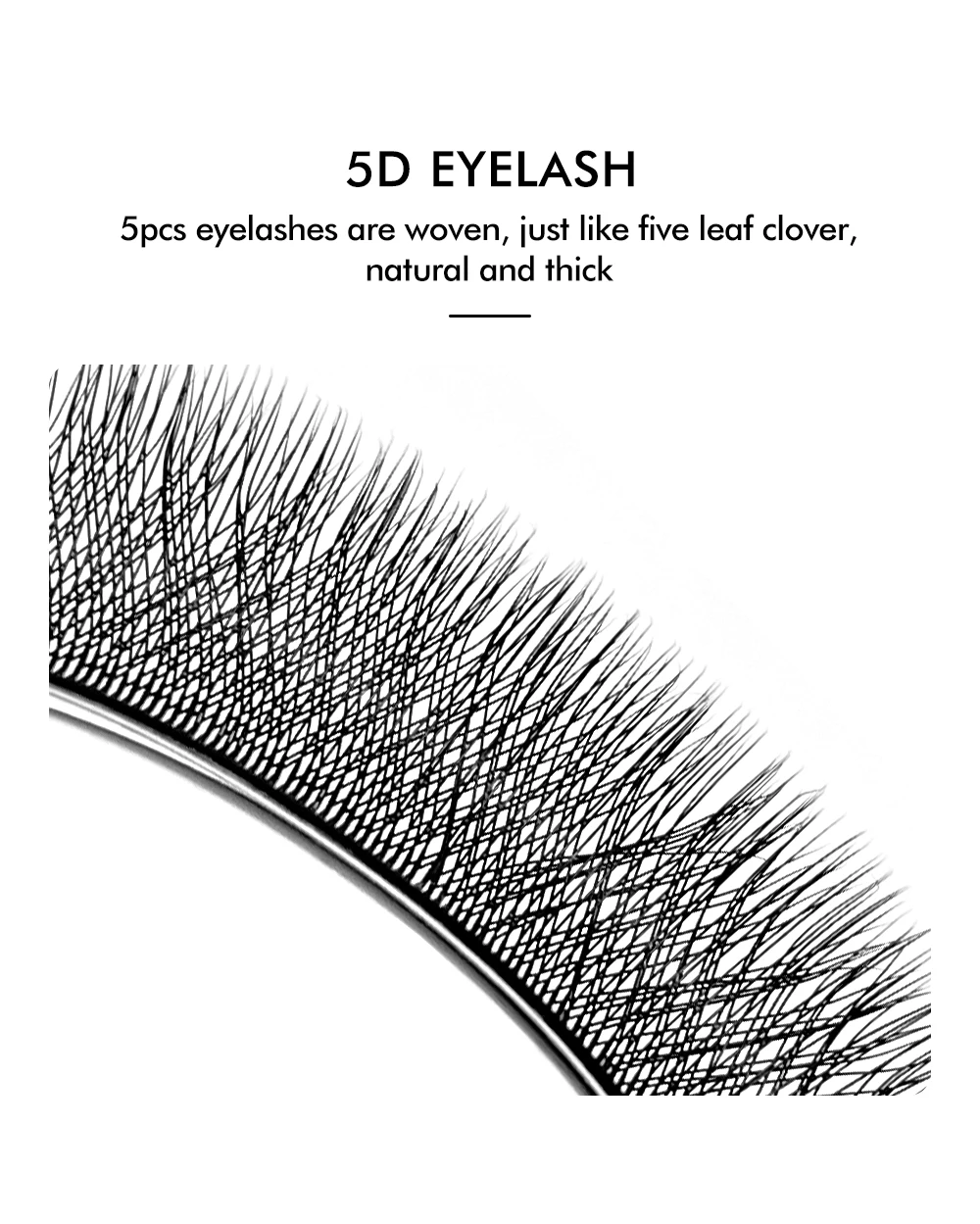NATUHANA W-Form 5D 4D 3D Farbige Wimpernverlängerungen Vorgefertigte Volumenfächer W-Form Wimpern Natürliche Weiche Künstliche Wimpern – Detail 6
