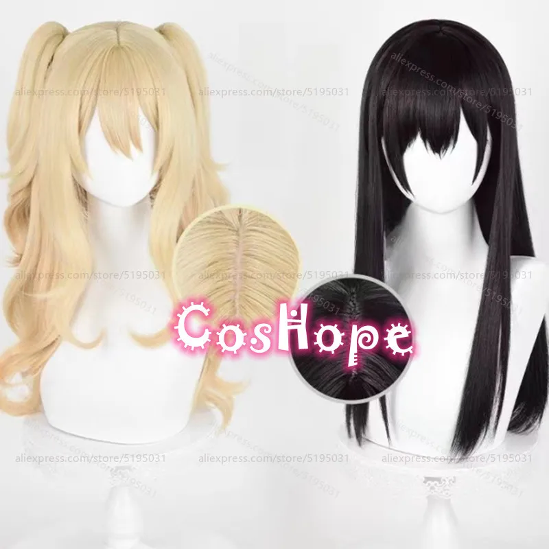 Aihara Mei Косплей Коричневый Черный Парик Aihara Yuzu Светло-русый парик Косплей Аниме Косплей Парики Термостойкие Синтетические Парики