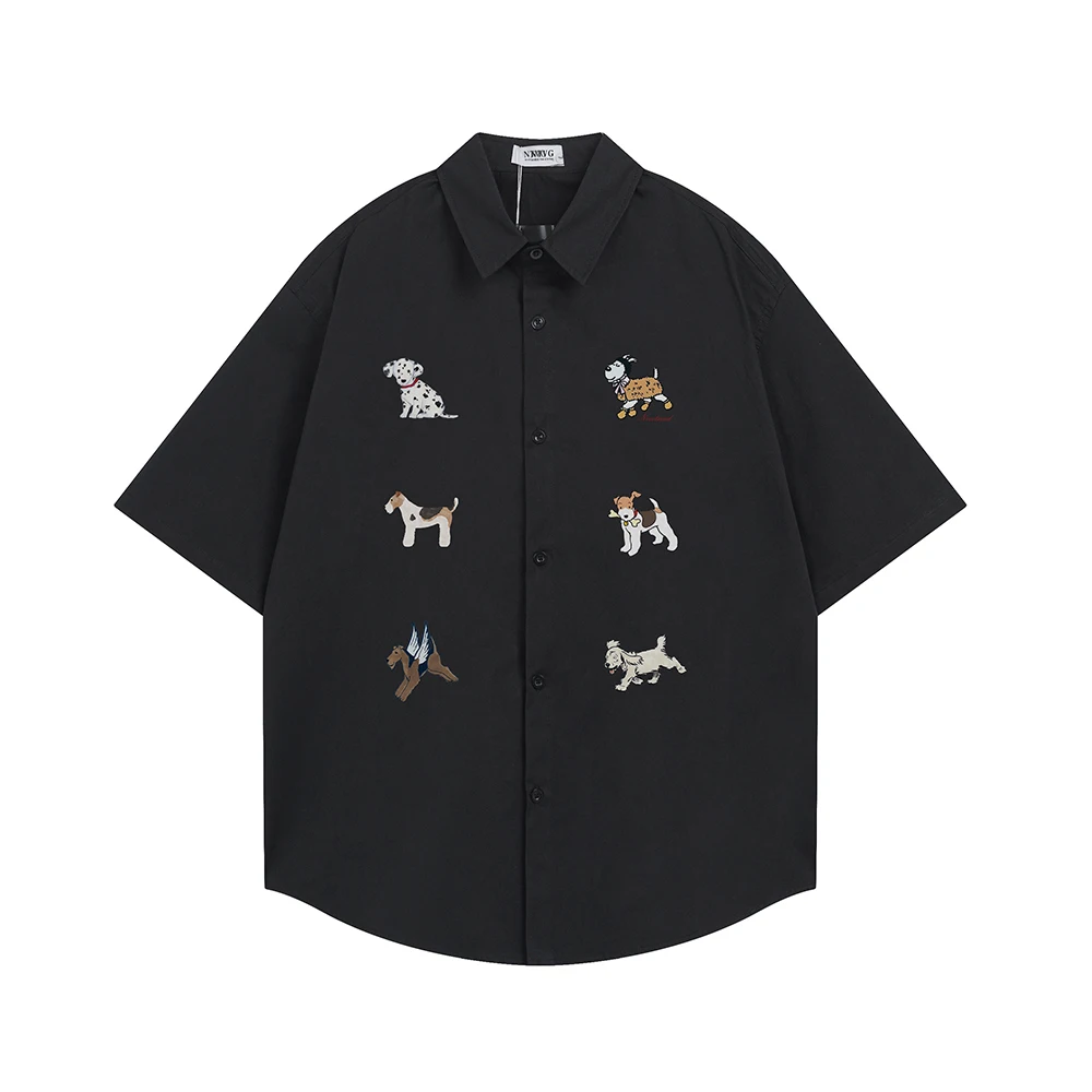 

Funny Cartoon Print Shirt Short Sleeve Men's Shirts Y2k Designer Tops Summer Oversized T Shirt Korean Reviews Many Men's Clothes