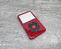 red front faceplate housing case cover black clickwheel red center button for iPod 5th video 30gb 60gb 80gb U2
