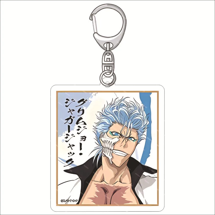 55MM Anime BLEACH‌ Figure Kurosaki Ichigo Uryuu Kuchiki Rukia Inoue Orihime Sado Yasutora Sousuke Acrylic Key Chain Cute Gifts view 4