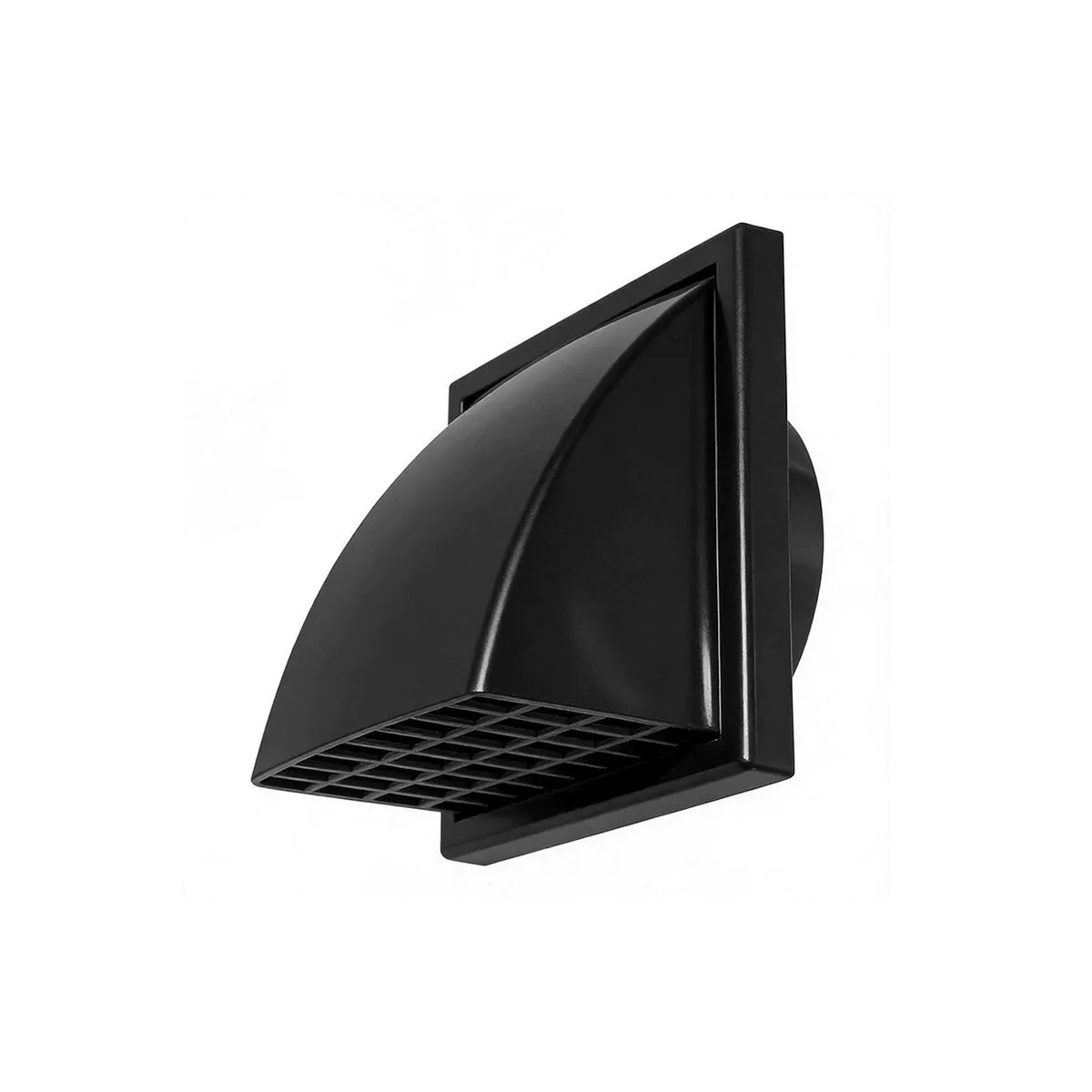 Square Rainproof Exhaust Hood Wall Mount Vent Cap Dryer Air Outlet Wind Cover